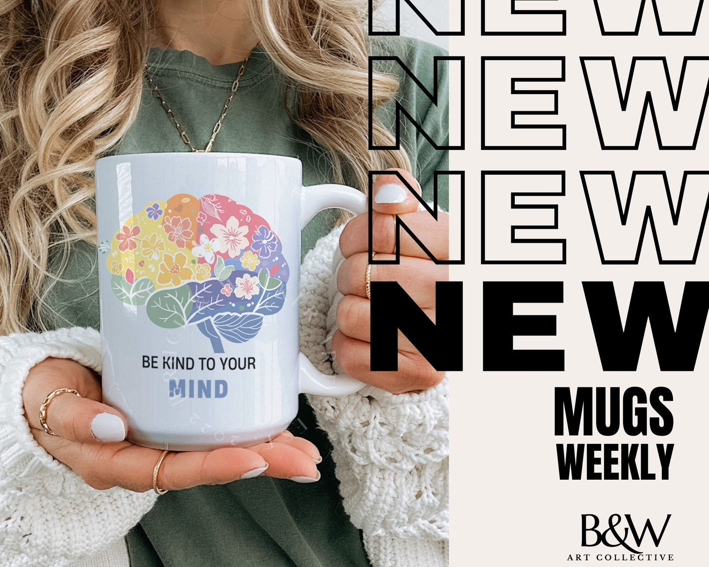 Mental Health mug, Be kind to your mind mug, Mug for Therapists, Counselor Mug, Mental Health Gift, Mental Health Awareness, Mindfulness Mug