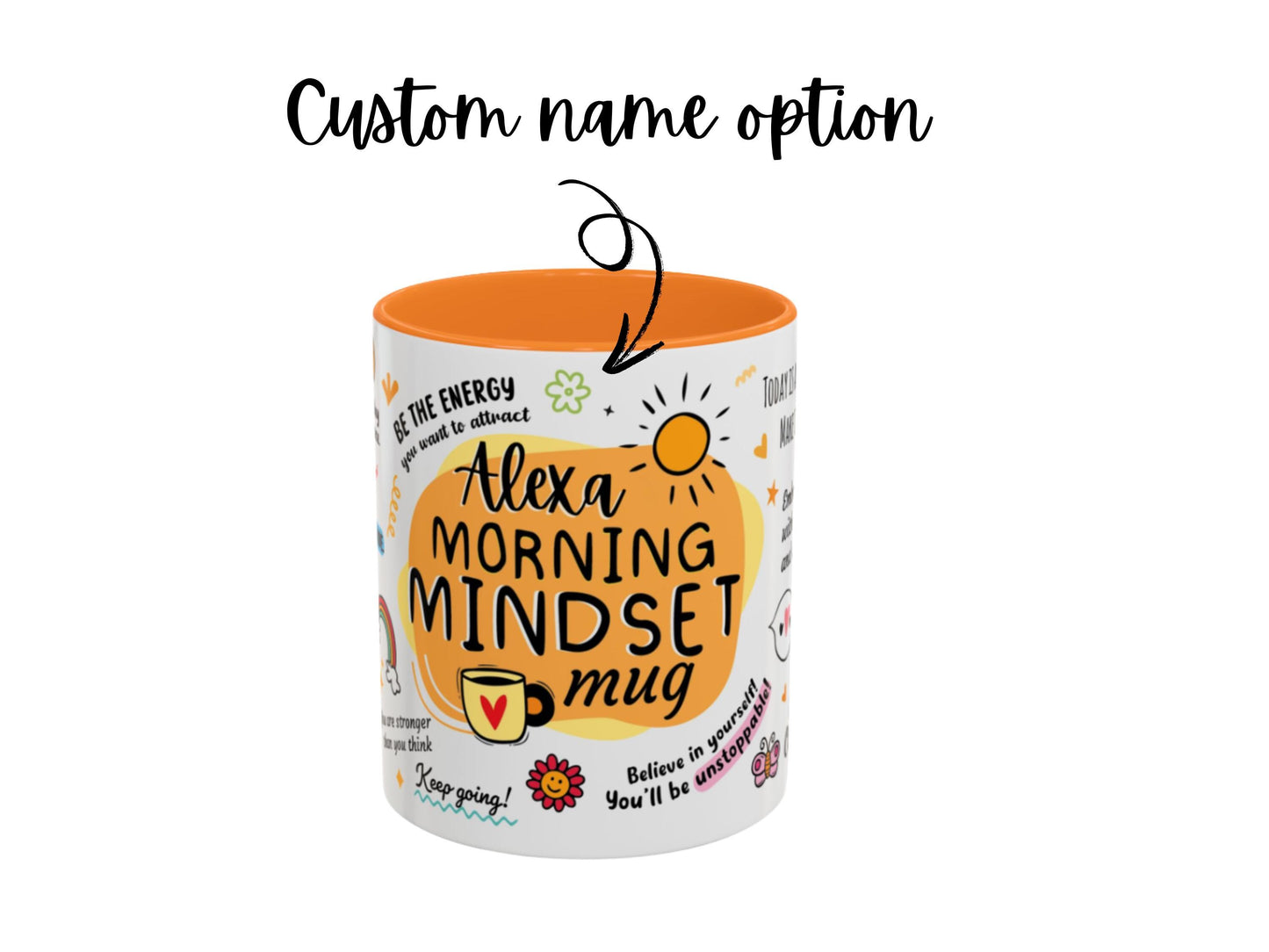 Motivational Coffee Mug for Positive Mindset, 11oz Ceramic Mug, Gift for her, Positive Vibes, Inspirational Gifts, Daily Affirmation Mug