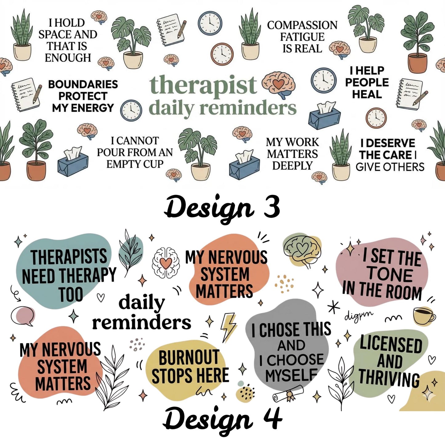 Therapist Affirmation Mug Daily Reminder Therapist Coffee Cup Mental Health Gift Counselor Appreciation Self Care Mug Birthday Gift
