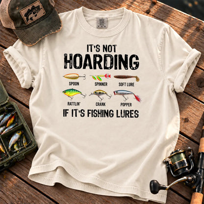It's Not Hoarding Fishing Lures T-Shirt in Ivory