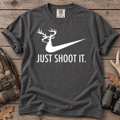 Just Shoot It Deer T-Shirt in Pepper