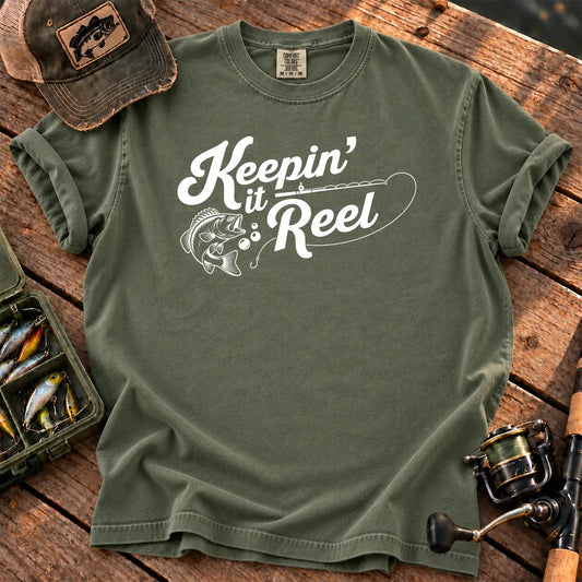 Keepin' It Reel T-Shirt in Moss