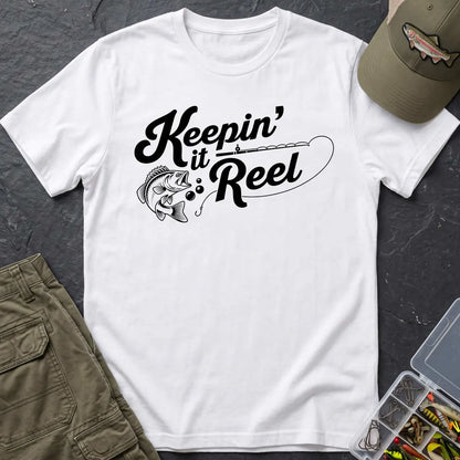 Keepin' It Reel T-Shirt in White