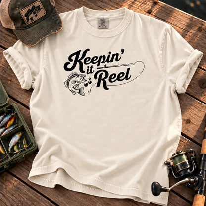 Keepin' It Reel T-Shirt in Ivory