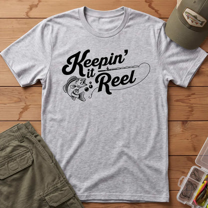 Keepin' It Reel T-Shirt in Sport Grey