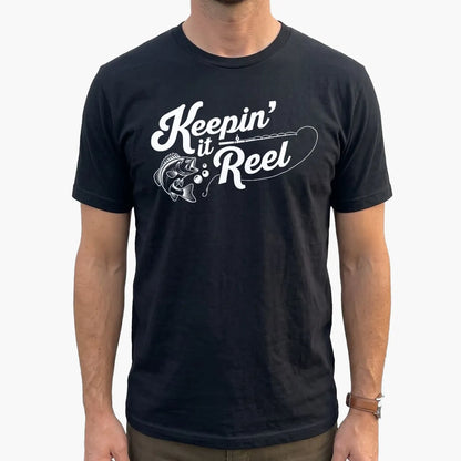 Keepin' It Reel T-Shirt lifestyle mockup