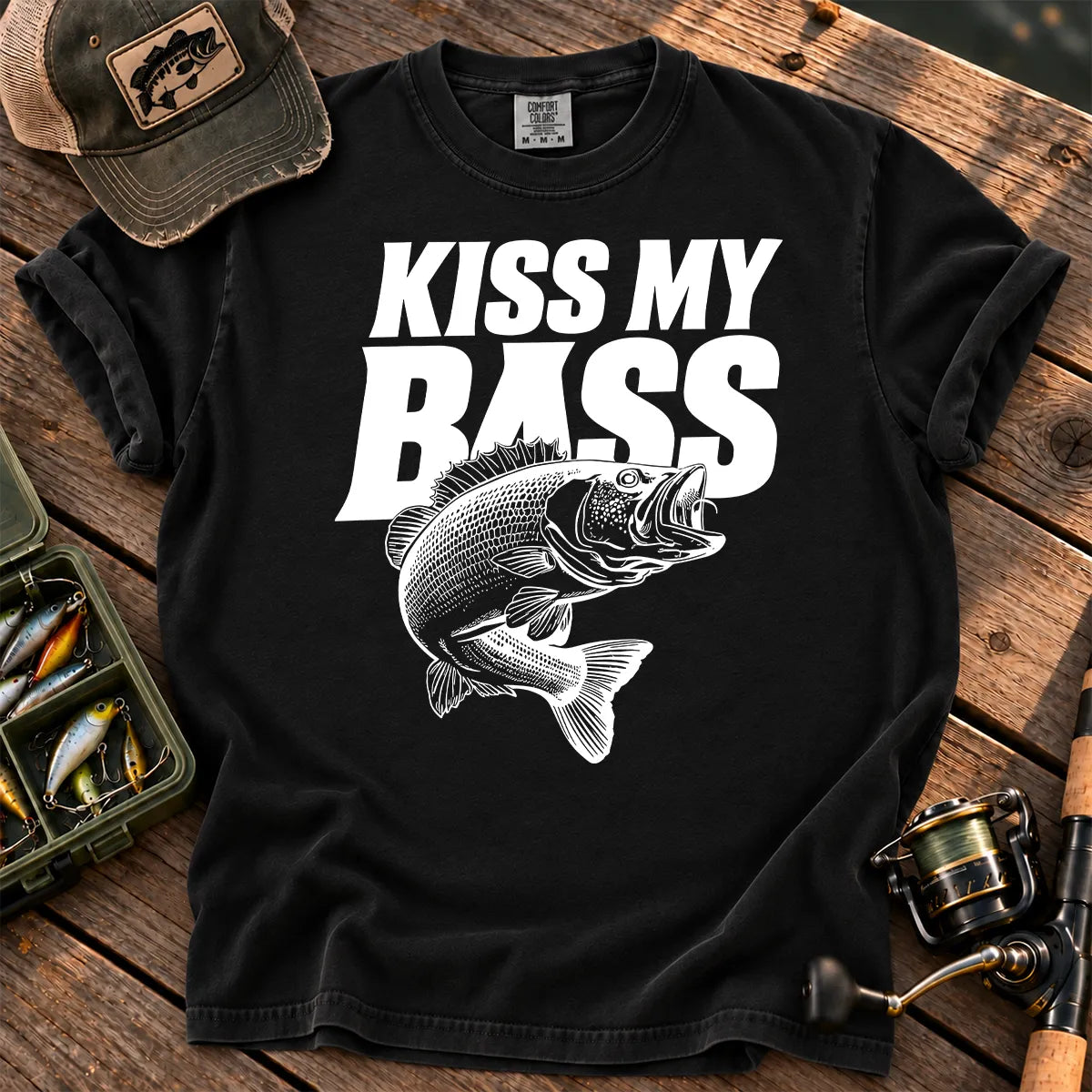 Kiss My Bass Classic T-Shirt in Black