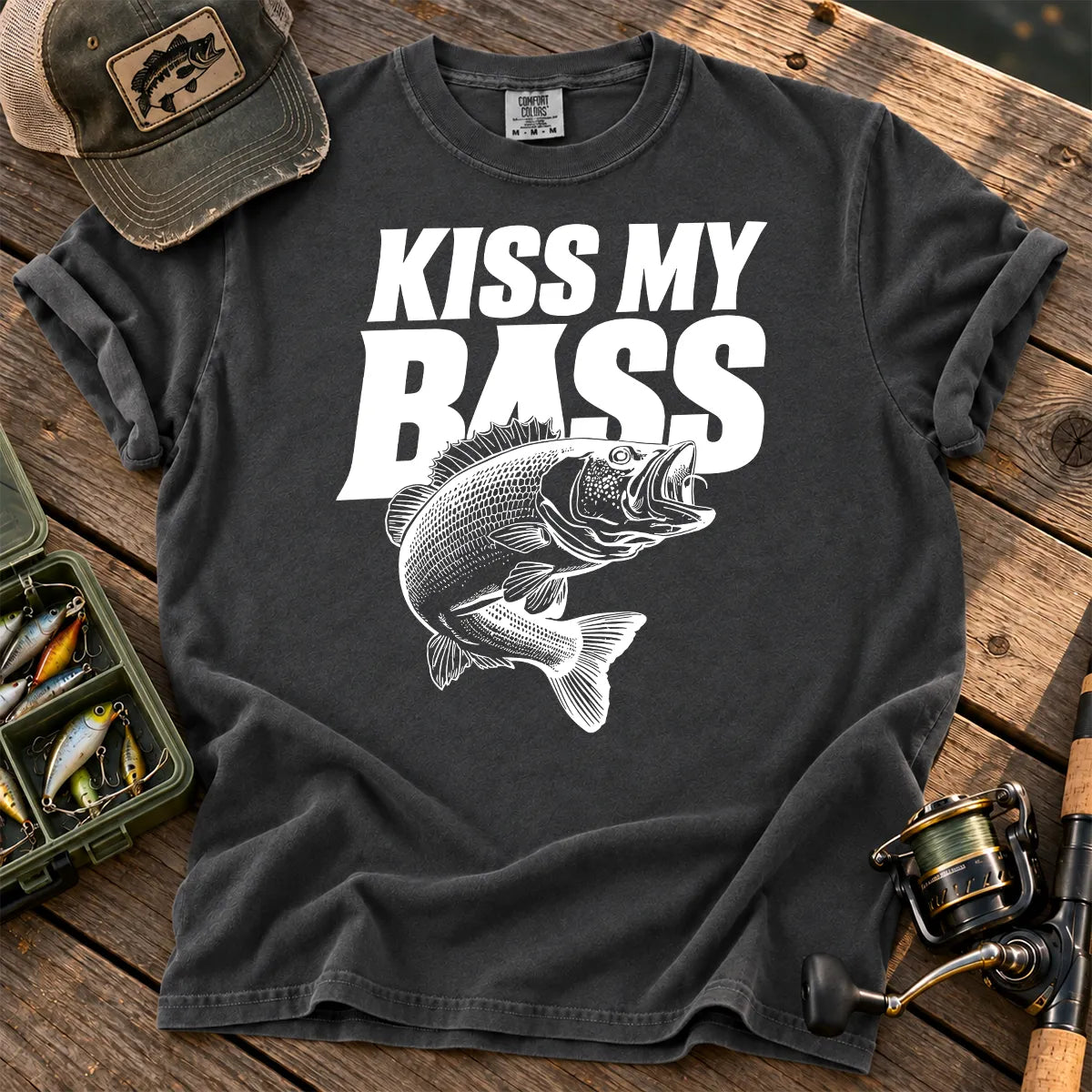 Kiss My Bass Classic T-Shirt in Pepper