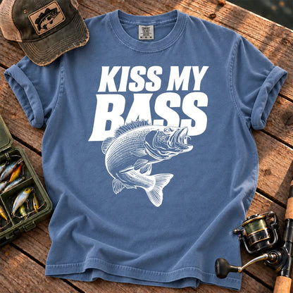 Kiss My Bass Classic T-Shirt in Blue Jean