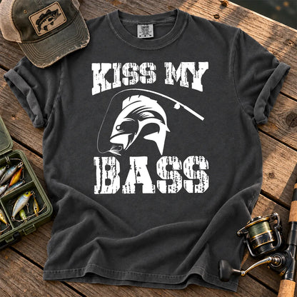 Kiss My Bass Skeleton T-Shirt in Pepper
