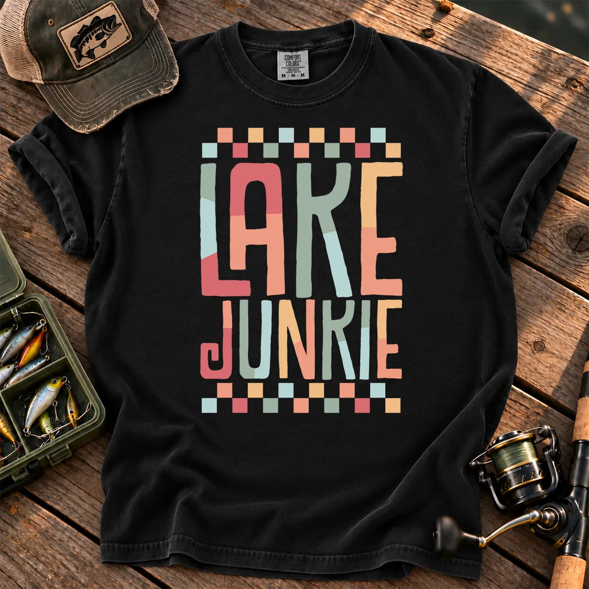 Lake Junkie T-Shirt in Black
