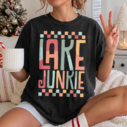 Lake Junkie T-Shirt Women model in Black