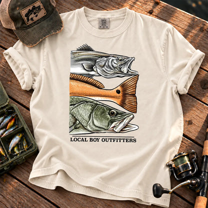 Local Boy Fish Species T-Shirt in Ivory