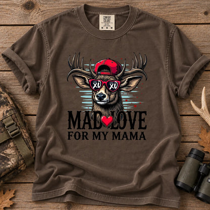 Mad Love for My Mama Deer T-Shirt in Espresso