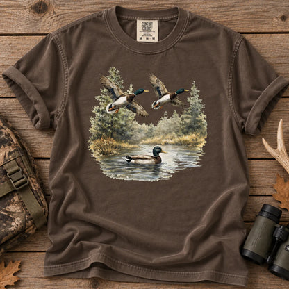 Mallard Duck Nature T-Shirt in Espresso