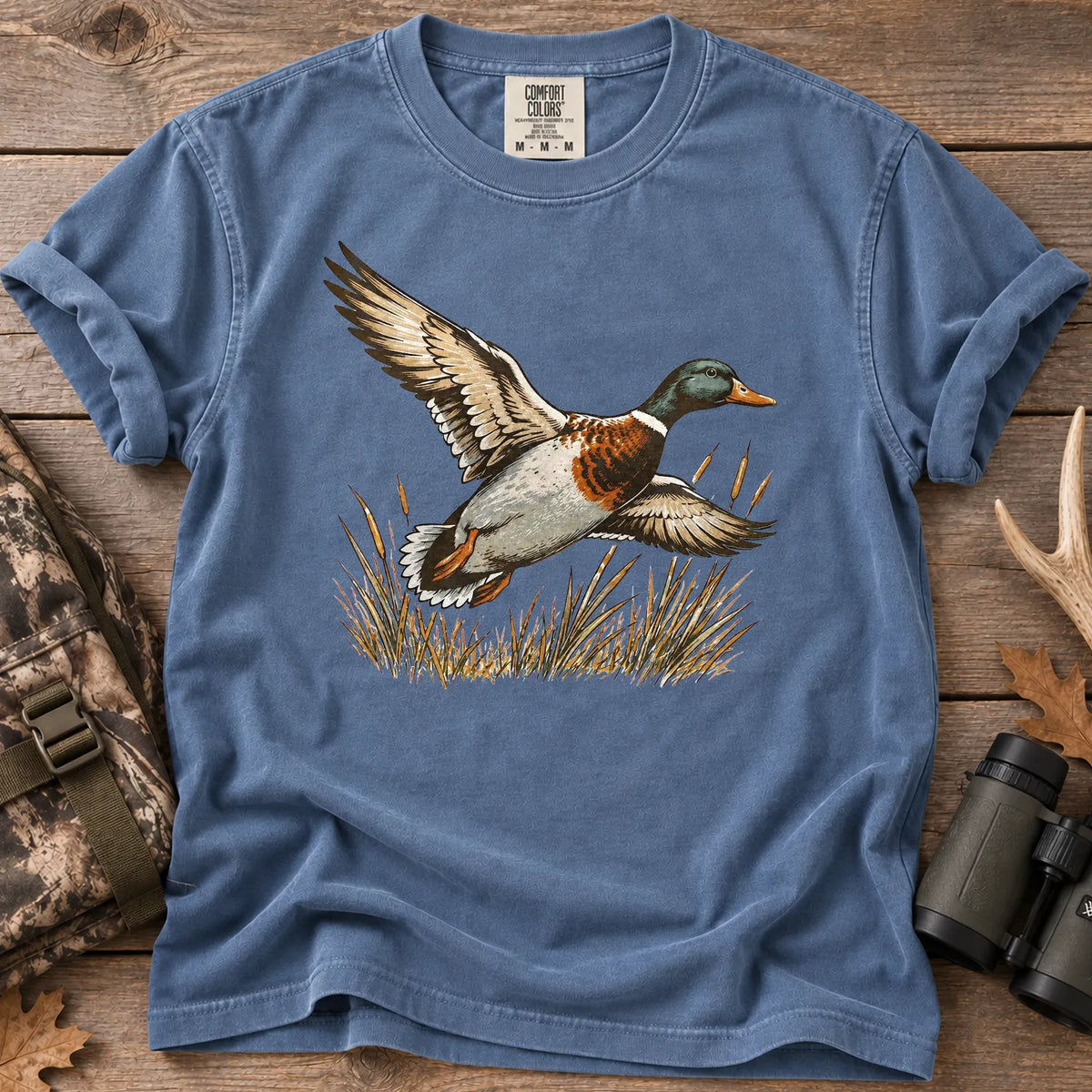 Mallard Landing T-Shirt in Blue Jean