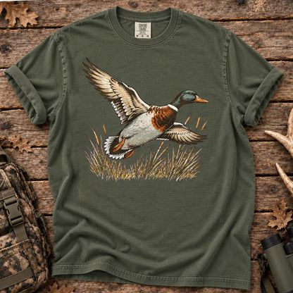 Mallard Landing T-Shirt in Moss