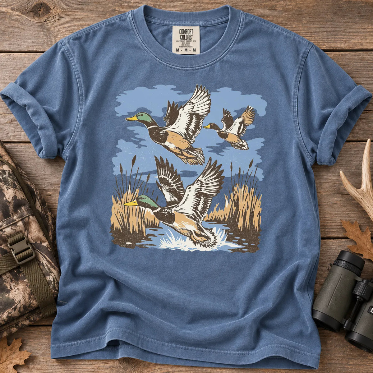 Mallards Landing T-Shirt in Blue Jean