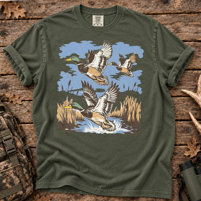 Mallards Landing T-Shirt in Moss