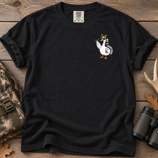 Mini Mallard Hunting T-Shirt in Black