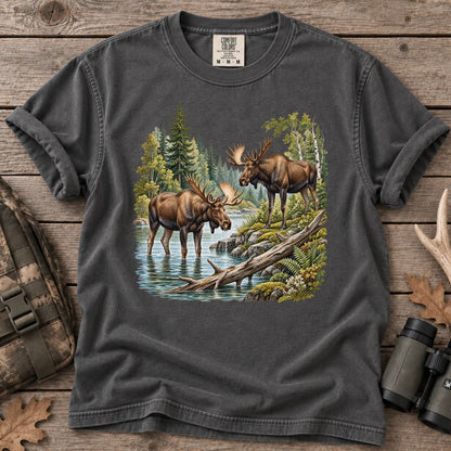 Moose River T-Shirt in Pepper