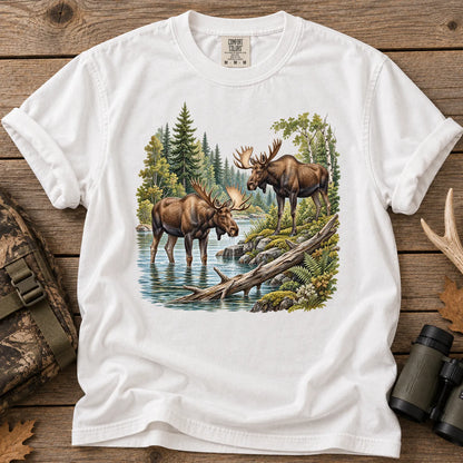 Moose River T-Shirt in White