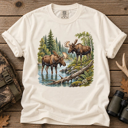 Moose River T-Shirt in Ivory