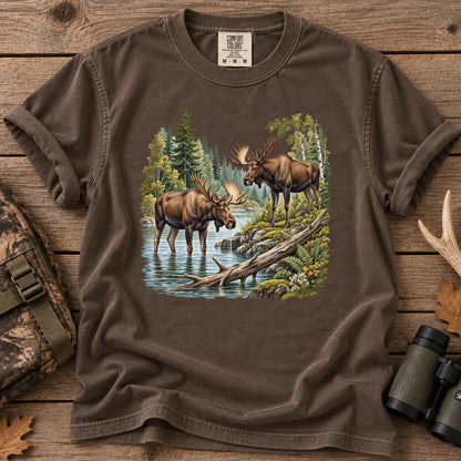 Moose River T-Shirt in Espresso