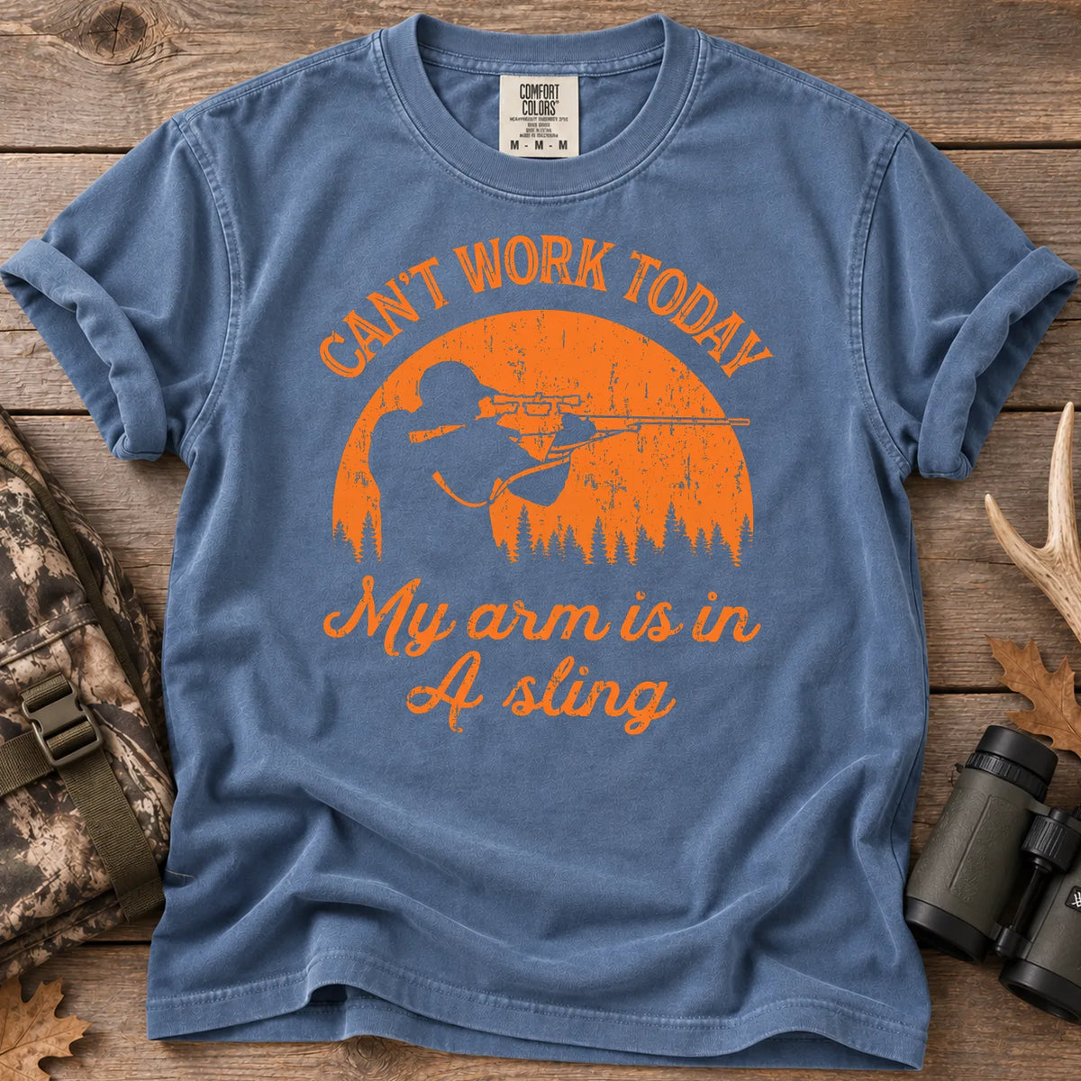 My Arm Is in a Sling T-Shirt in Blue Jean