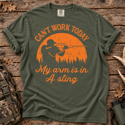 My Arm Is in a Sling T-Shirt in Moss