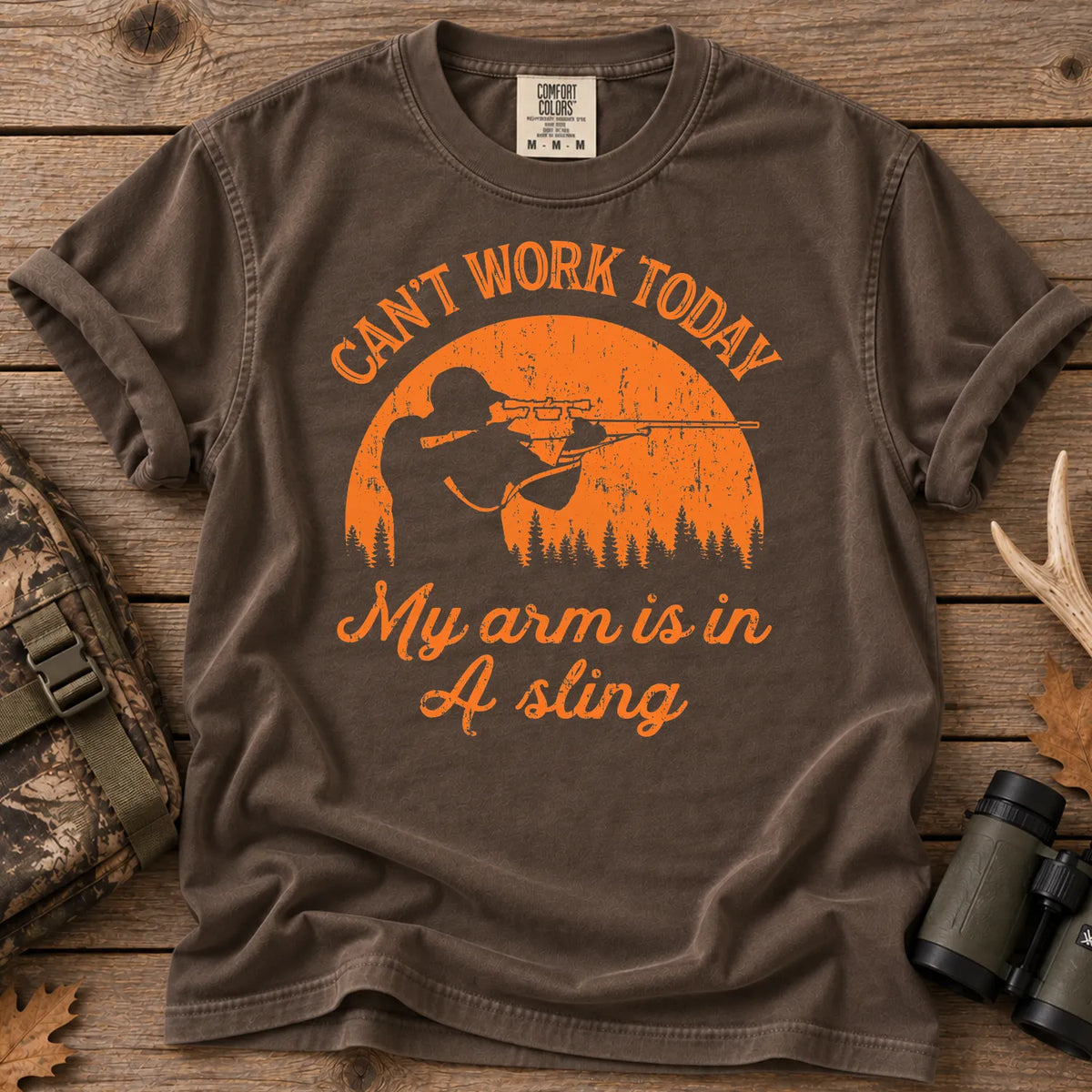 My Arm Is in a Sling T-Shirt in Espresso