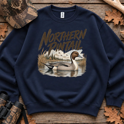 Northern Pintail Duck Sweatshirt in Navy