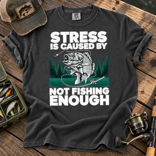 Not Fishing Enough T-Shirt in Pepper