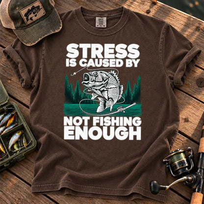 Not Fishing Enough T-Shirt in Espresso