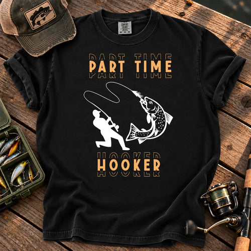 Part Time Hooker T-Shirt in Black