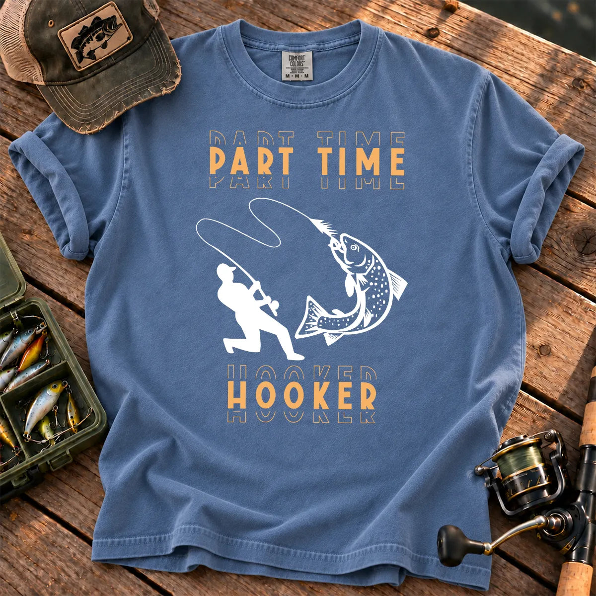 Part Time Hooker T-Shirt in Blue Jean
