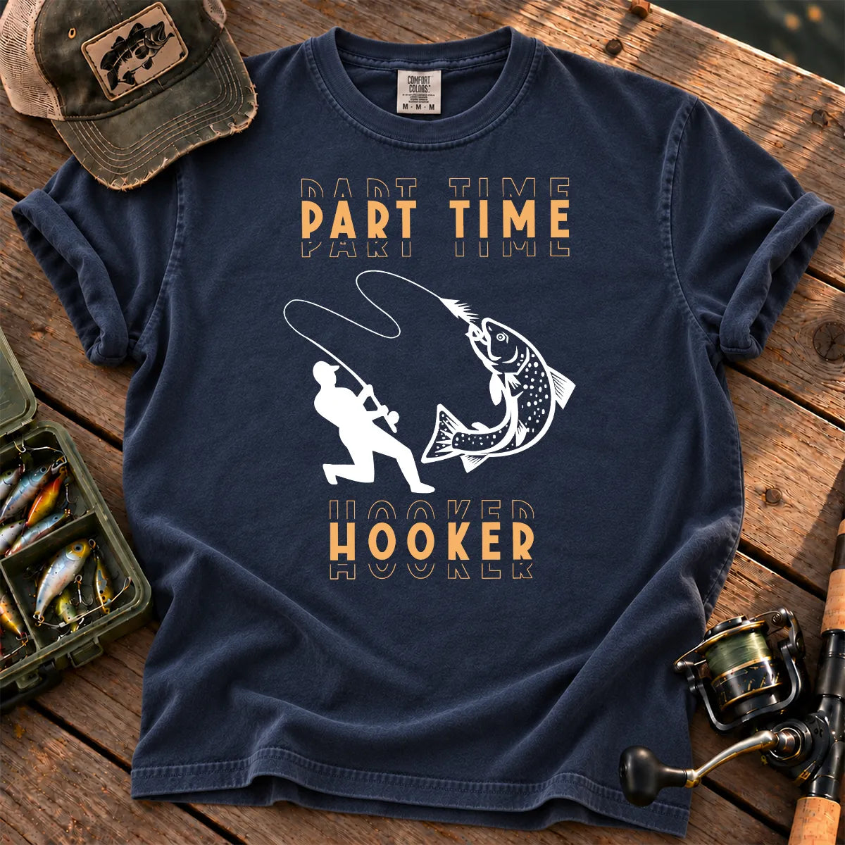 Part Time Hooker T-Shirt in True Navy