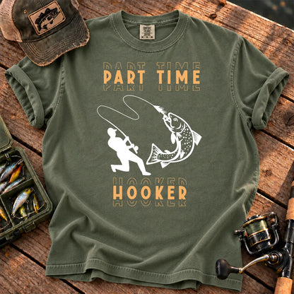 Part Time Hooker T-Shirt in Moss
