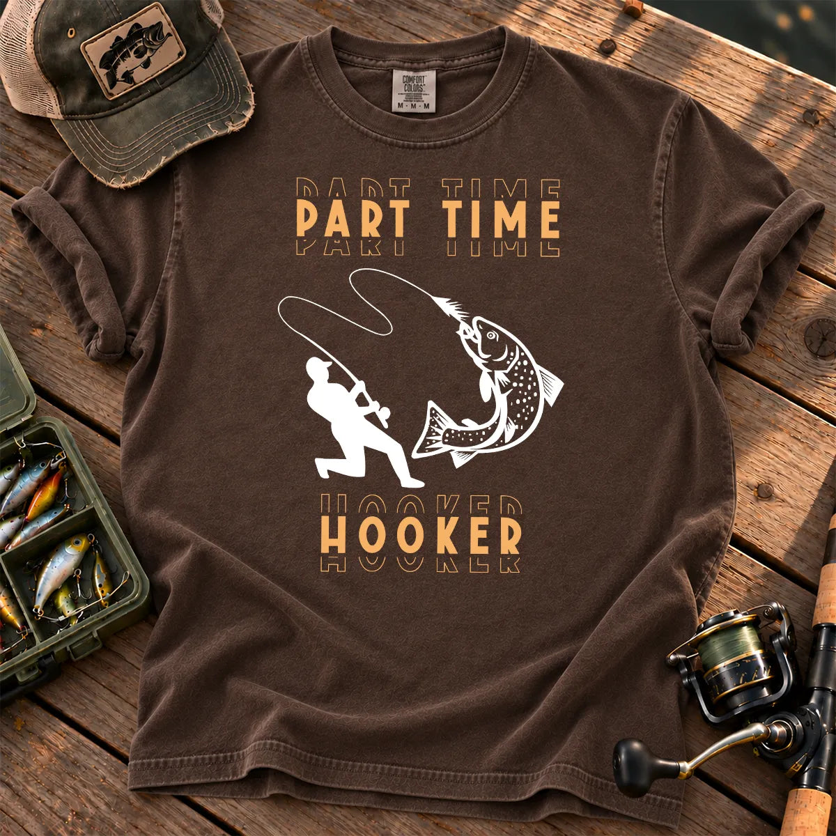 Part Time Hooker T-Shirt in Espresso
