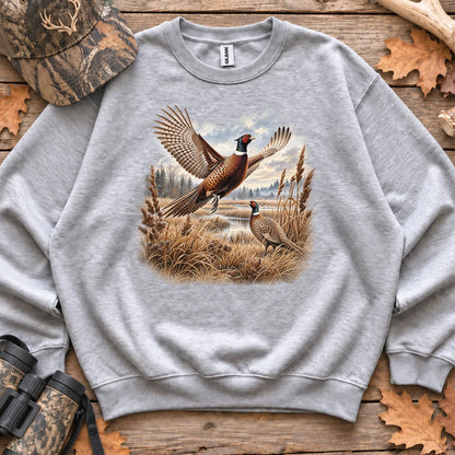 Pheasant Wilderness Sweatshirt in Sport Grey