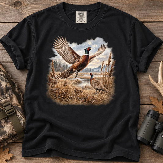 Pheasant Wilderness T-Shirt in Black
