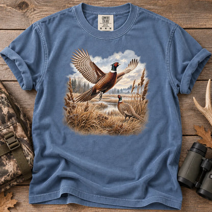 Pheasant Wilderness T-Shirt in Blue Jean