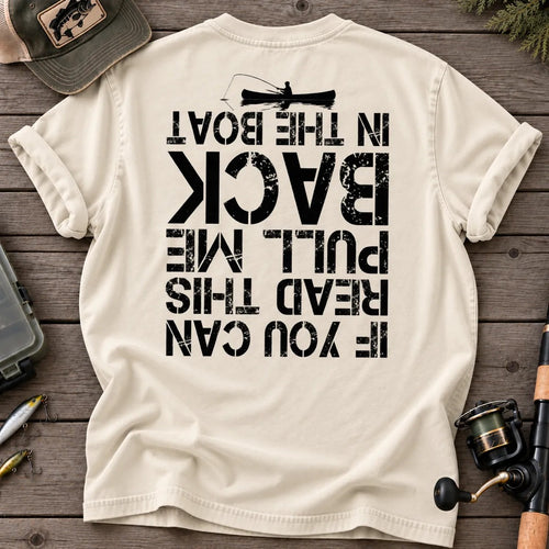 Pull Me Back in the Boat T-Shirt in Ivory