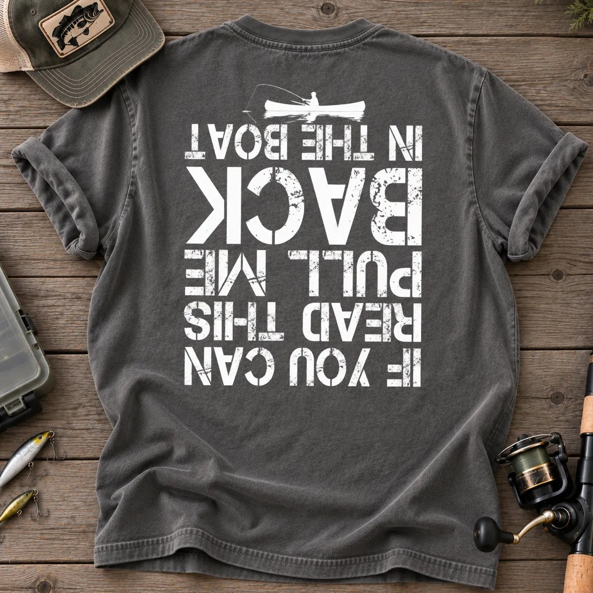 Pull Me Back in the Boat T-Shirt in Pepper