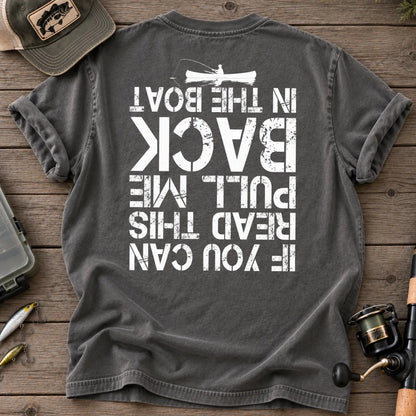 Pull Me Back in the Boat T-Shirt in Pepper
