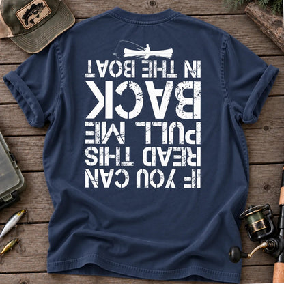 Pull Me Back in the Boat T-Shirt in True Navy