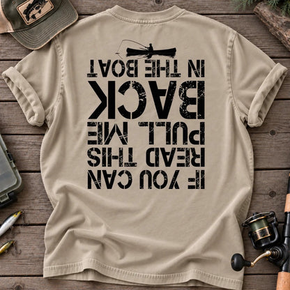 Pull Me Back in the Boat T-Shirt in Sandstone