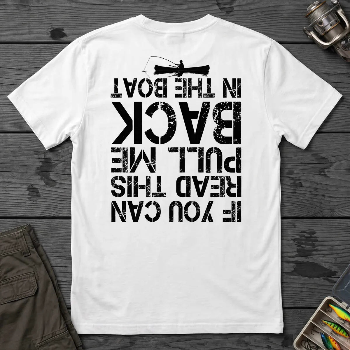 Pull Me Back in the Boat T-Shirt in White