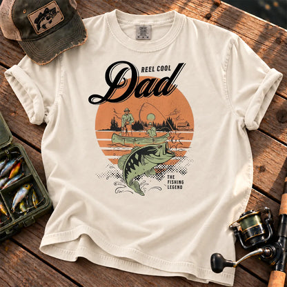 Reel Cool Dad Sunset T-Shirt in Ivory