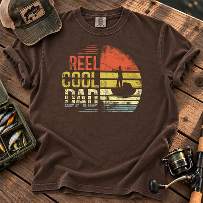 Reel Cool Dad T-Shirt in Espresso